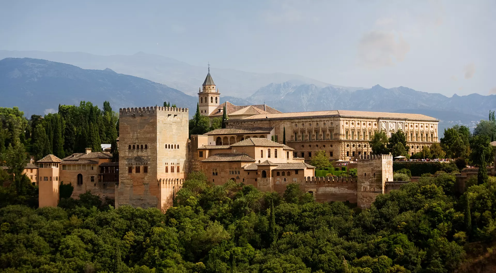 Spain Alhambra Castle view
