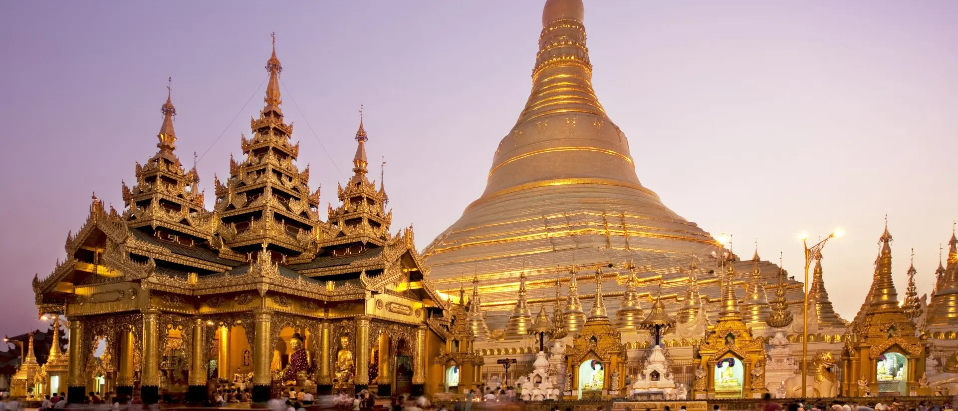  View of the 2,500 year old Shwedagon Pagoda. It is the oldest historical pagoda in the world