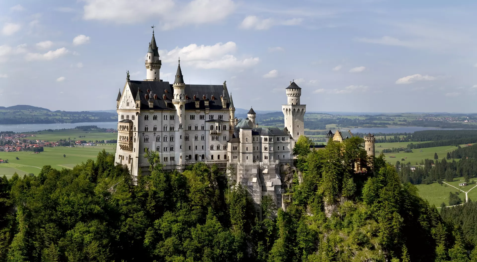 Germany Neuschwanstein Castle Panorama