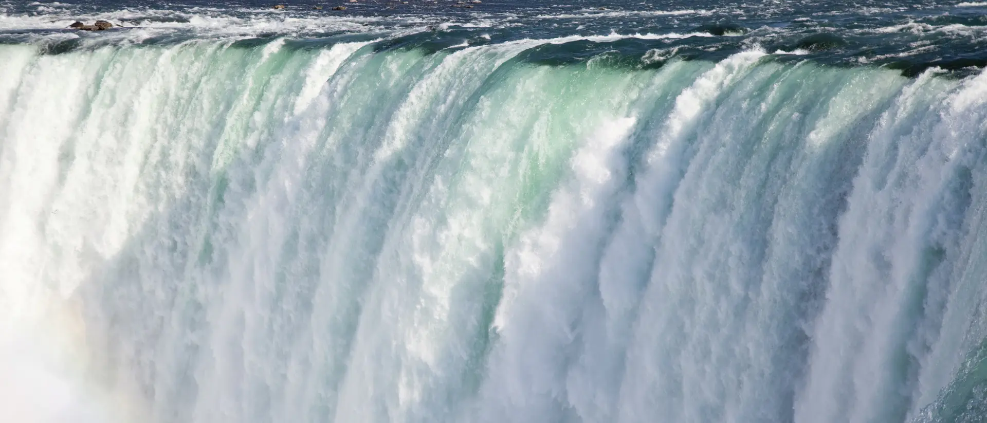 Niagara Falls close up from the Canadian side