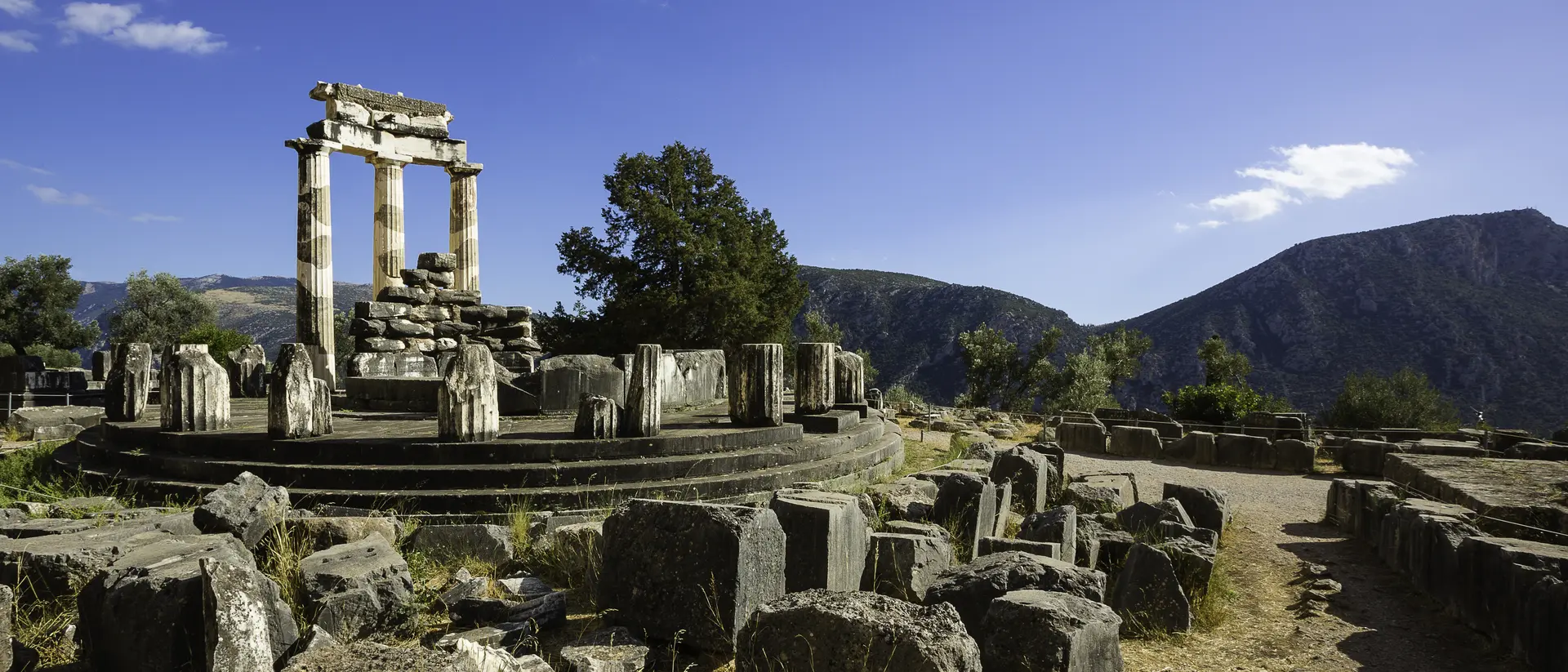 Tholos ruins and ancient structures