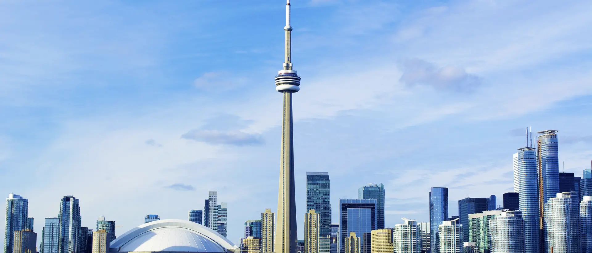 Toronto, Ontario, Canada, CN Tower Cityscape.