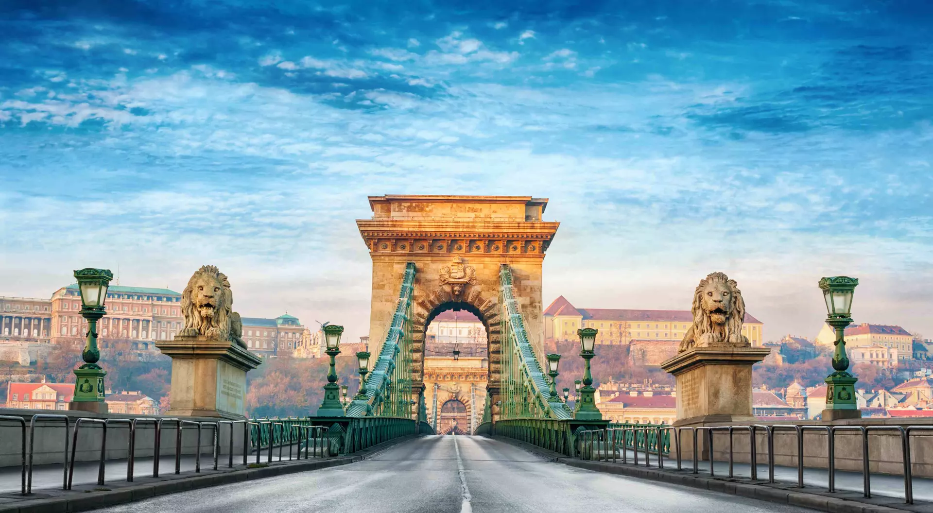 Chain Bridge in Budapest, Hungary