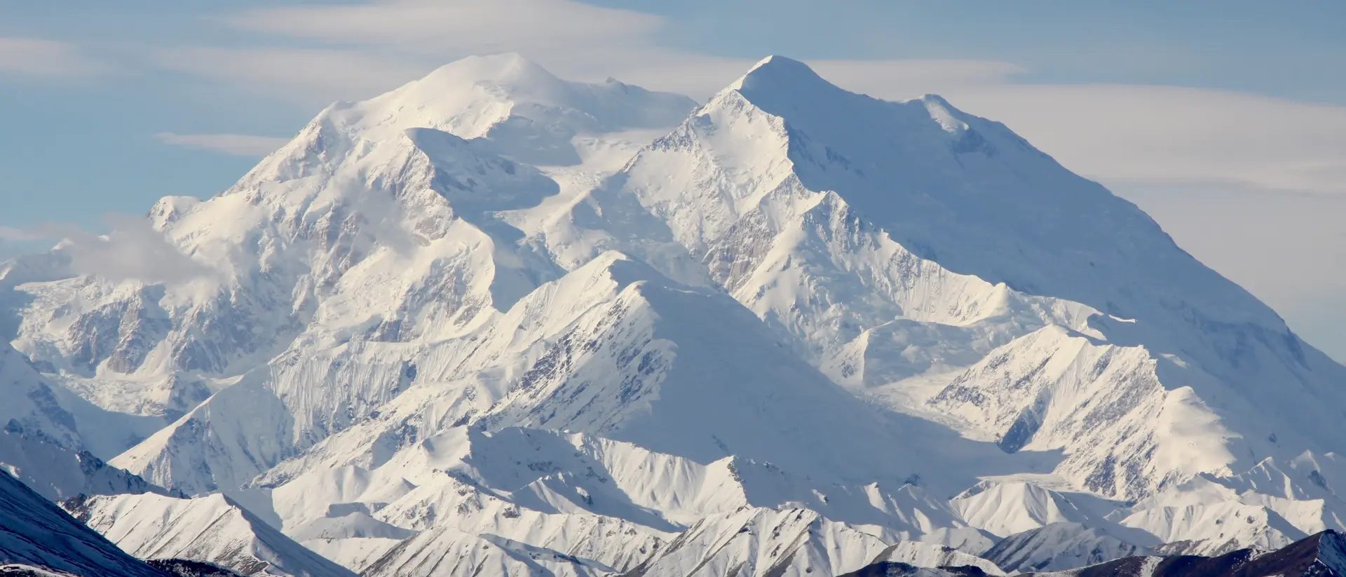 Alaska The mountain called Denali in Alaska on a clear day