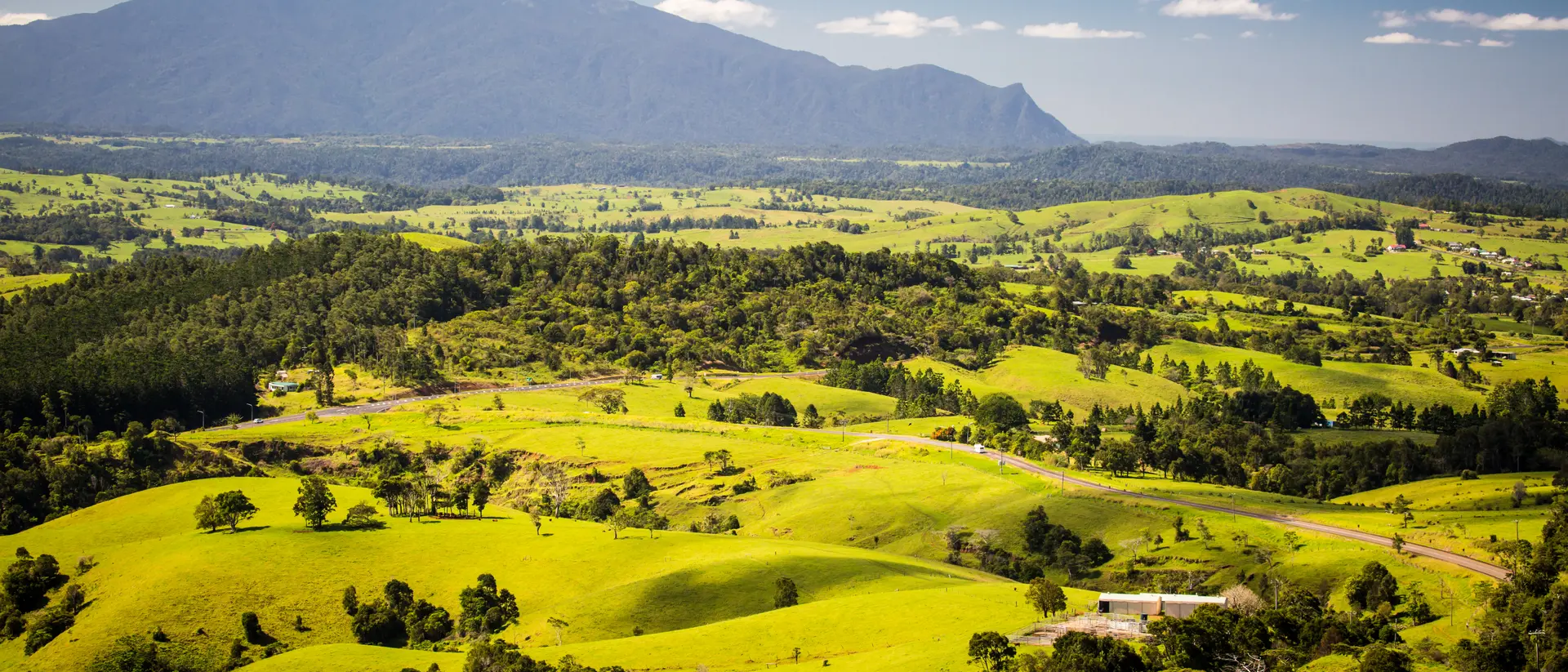Millaa Millaa, Atherton Tablelands, Queensland, Australia View point near Millaa Millaa over the Atherton Tablelands in Queensland, Australia