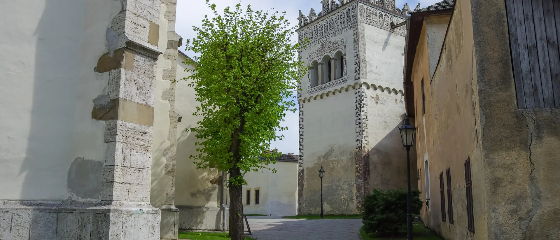 Medieval basilica of the Holy Cross - bell tower