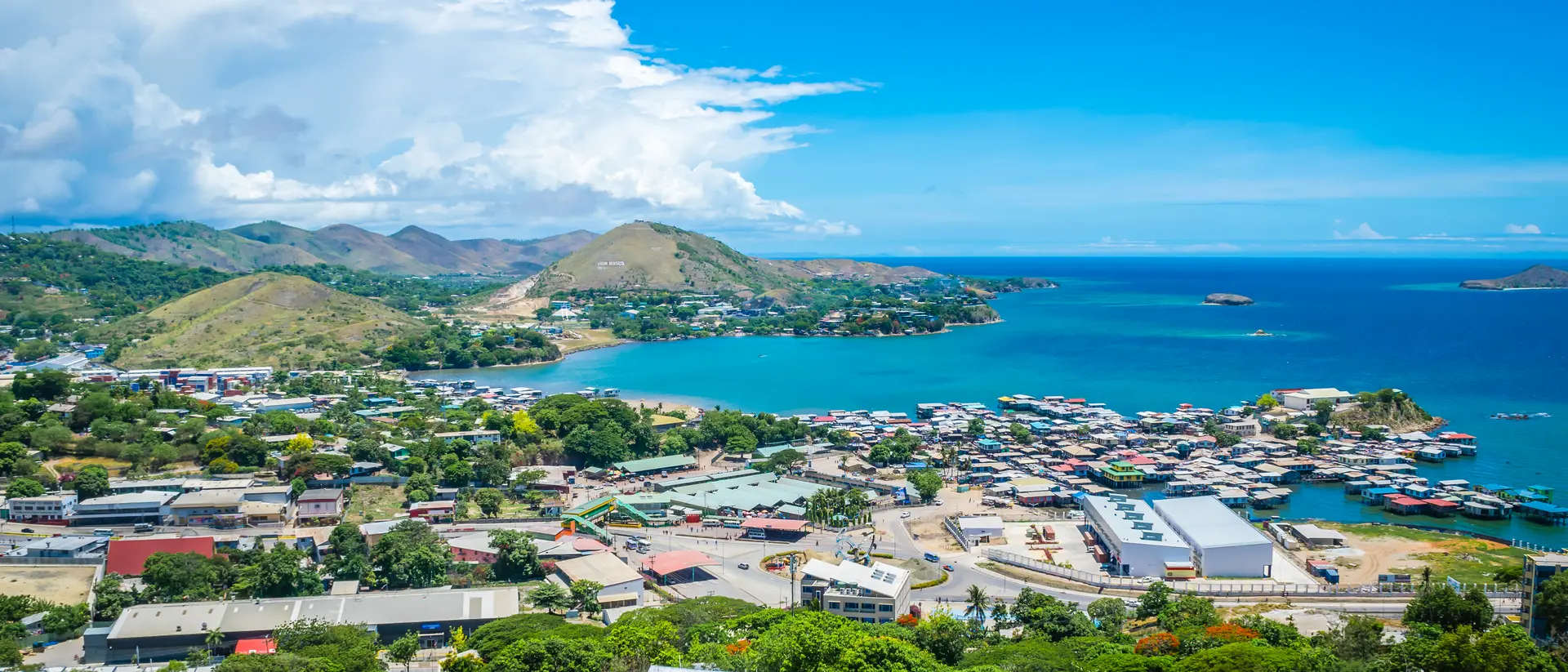 View of Koki in Port Moresby, Papua New Guinea