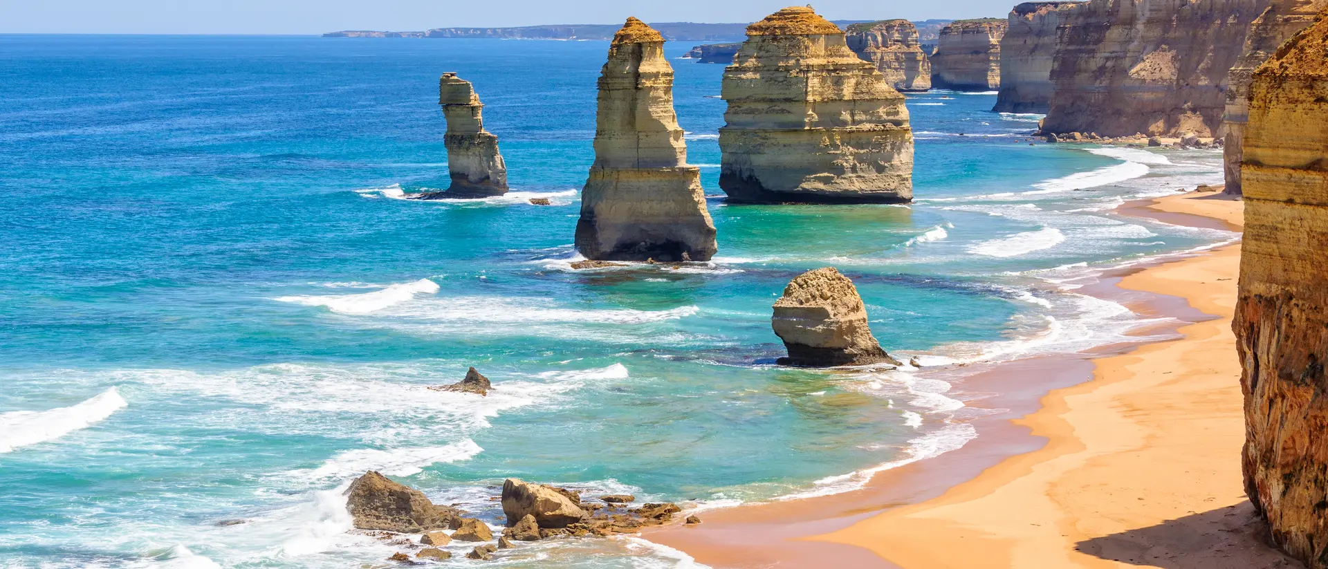 The Twelve Apostles along the Great Ocean Road - Port Campbell, Victoria, Australia