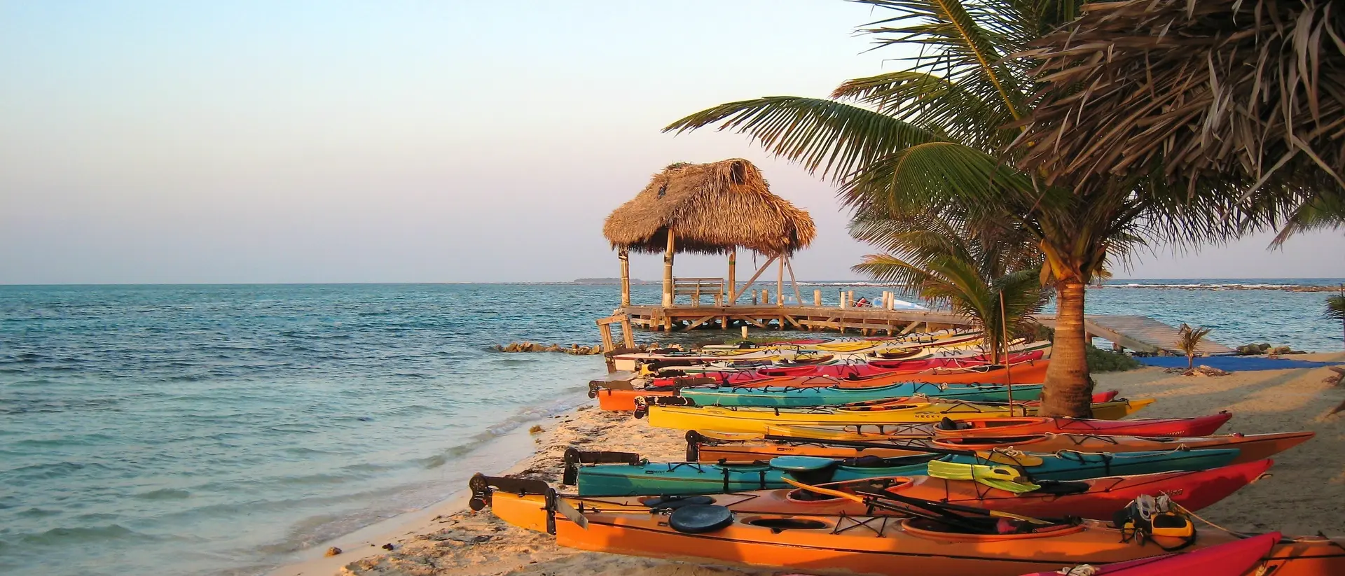 Sunset Kayak in Ambergris Caye, Belize Sunset Kayak in Ambergris Caye, Belize