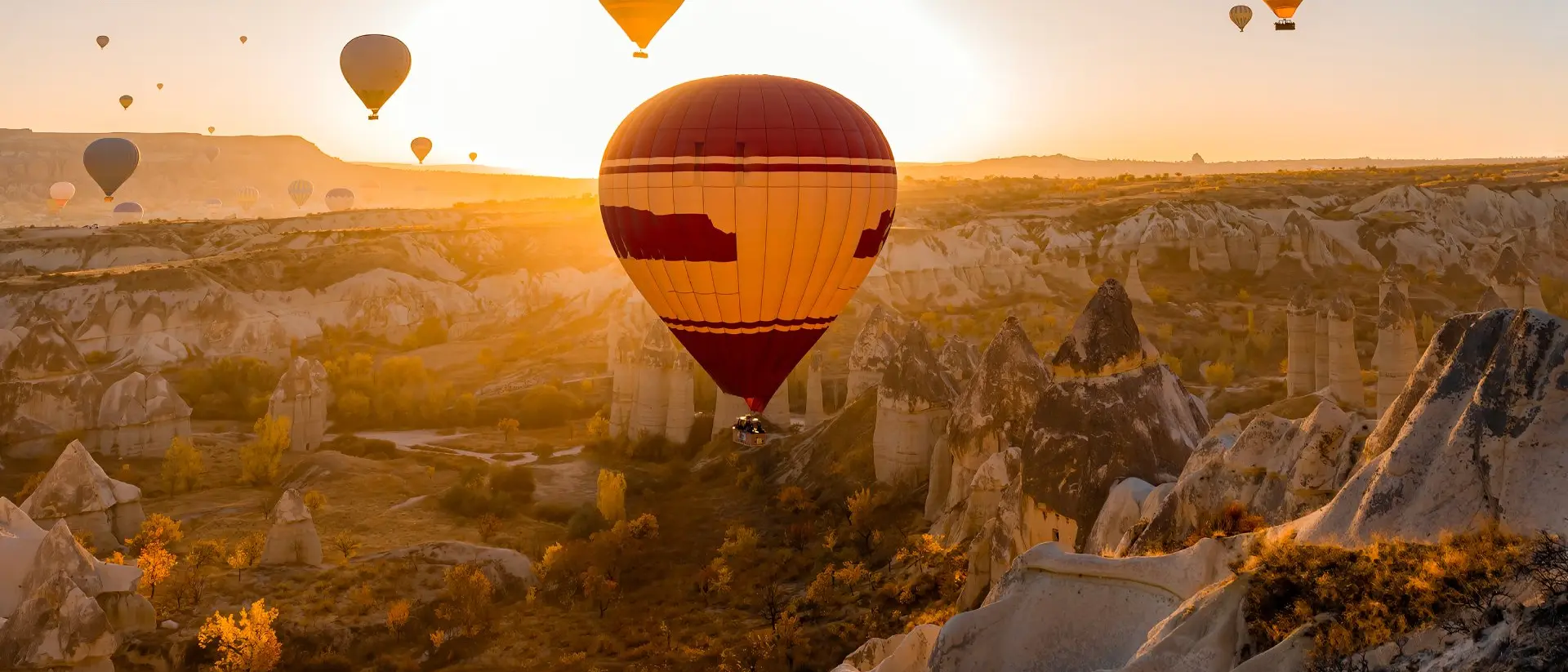 Hot Air Balloons at Love Valley in Cappadocia
