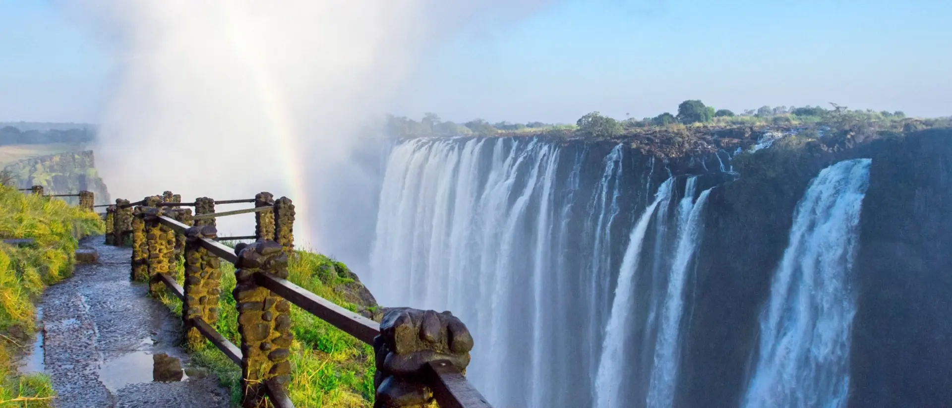 View of Victoria Falls at Zambia