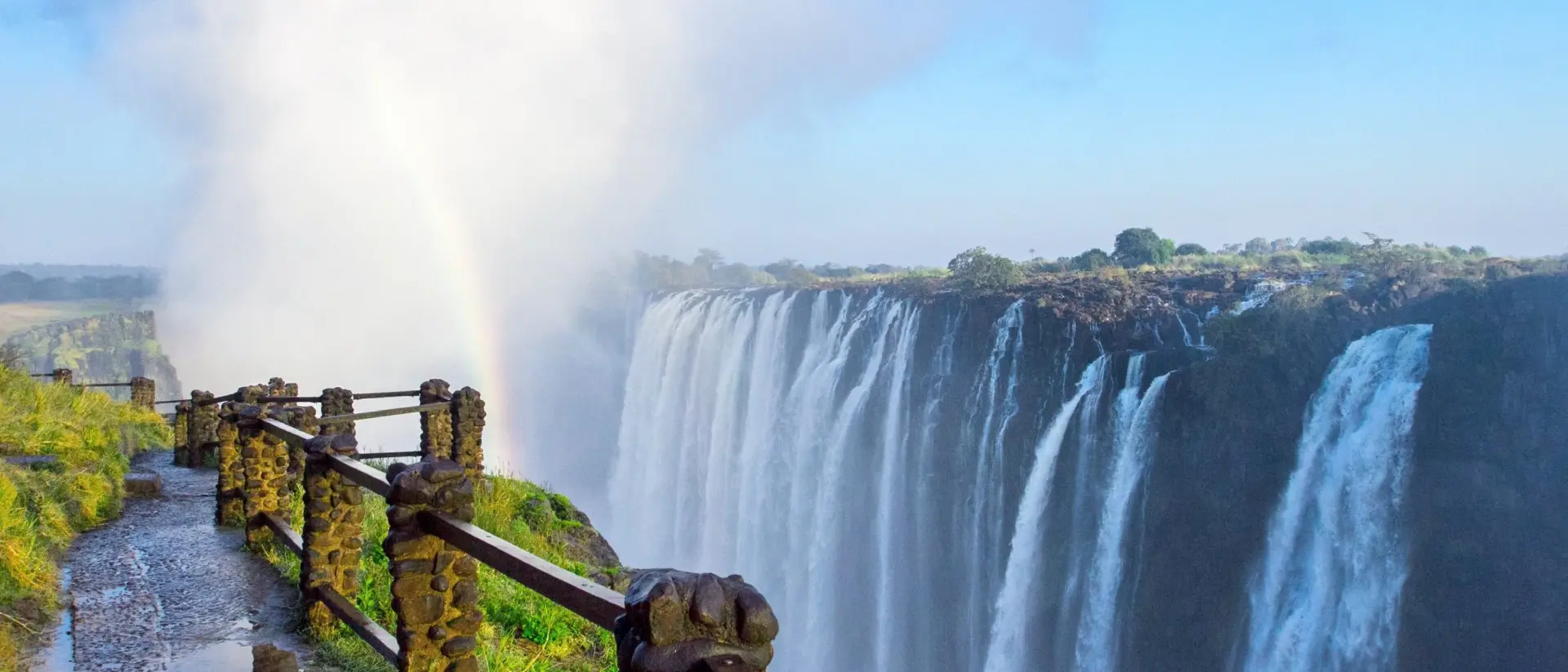 View of Victoria Falls at Zambia