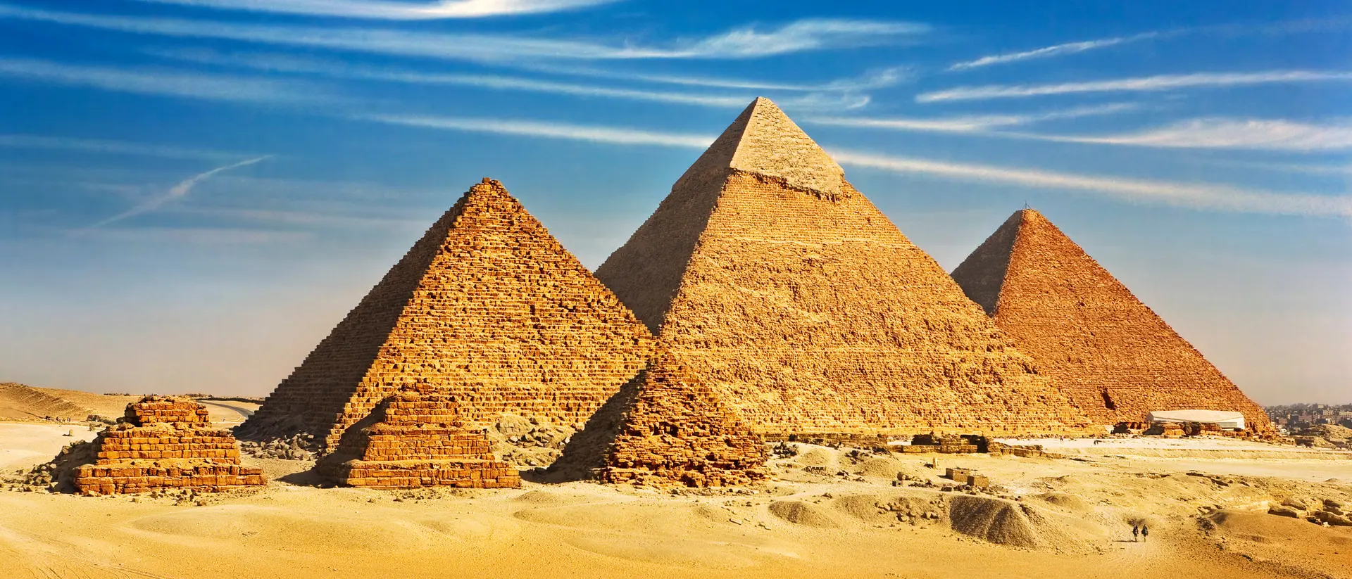 Admire the history built within the Giza Pyramids