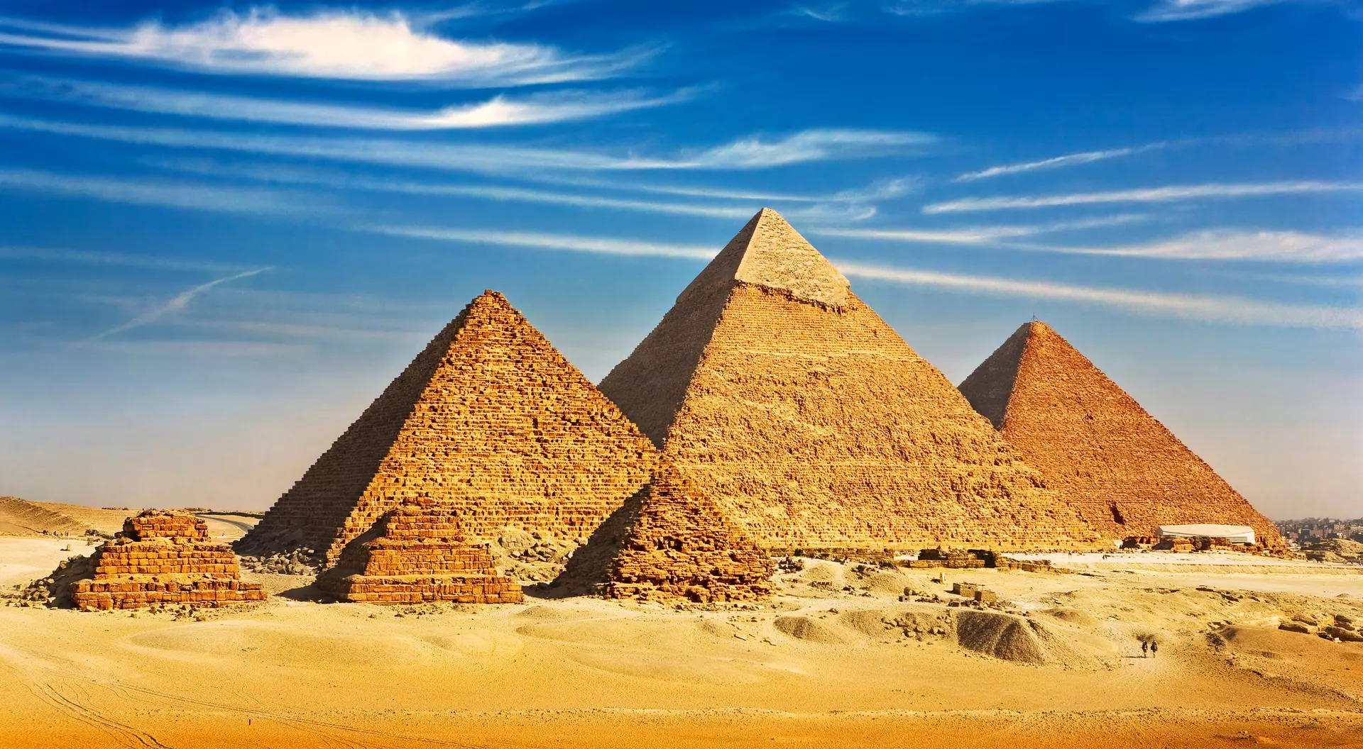 Admire the history built within the Giza Pyramids