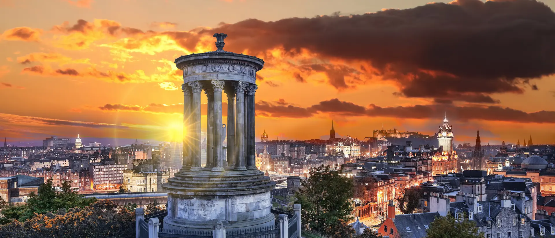 Catch a Scottish sunrise on Calton Hill