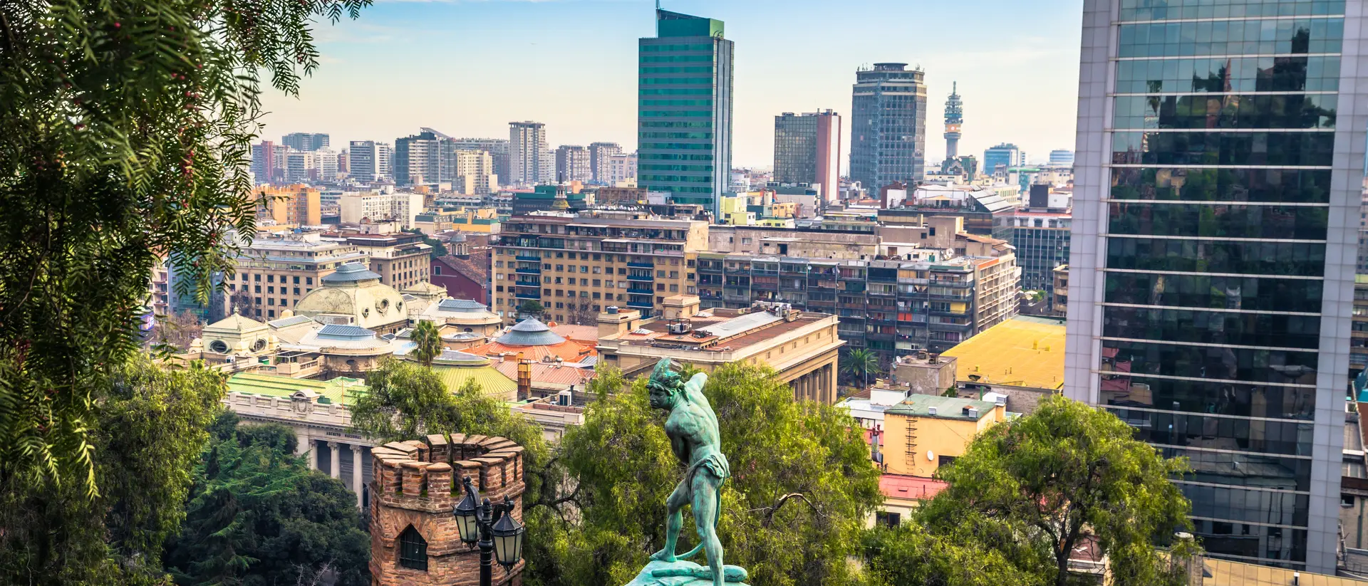Explore the streets of Santiago
