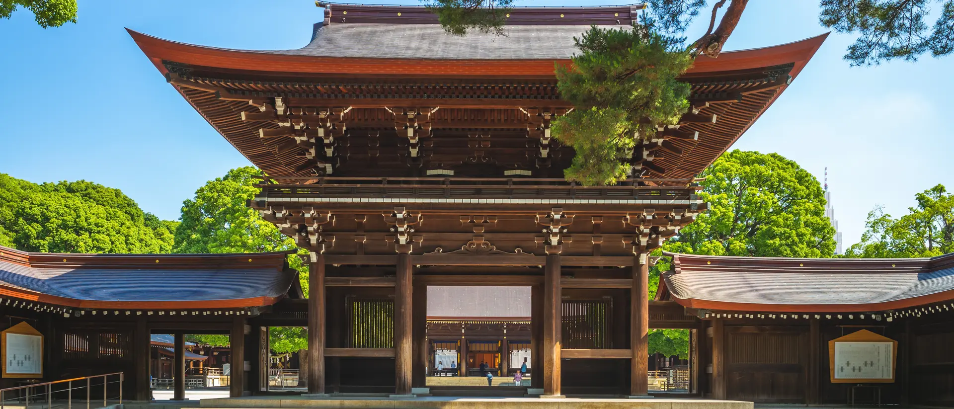 Main Hall of Meiji Shrine in Tokyo, Japan