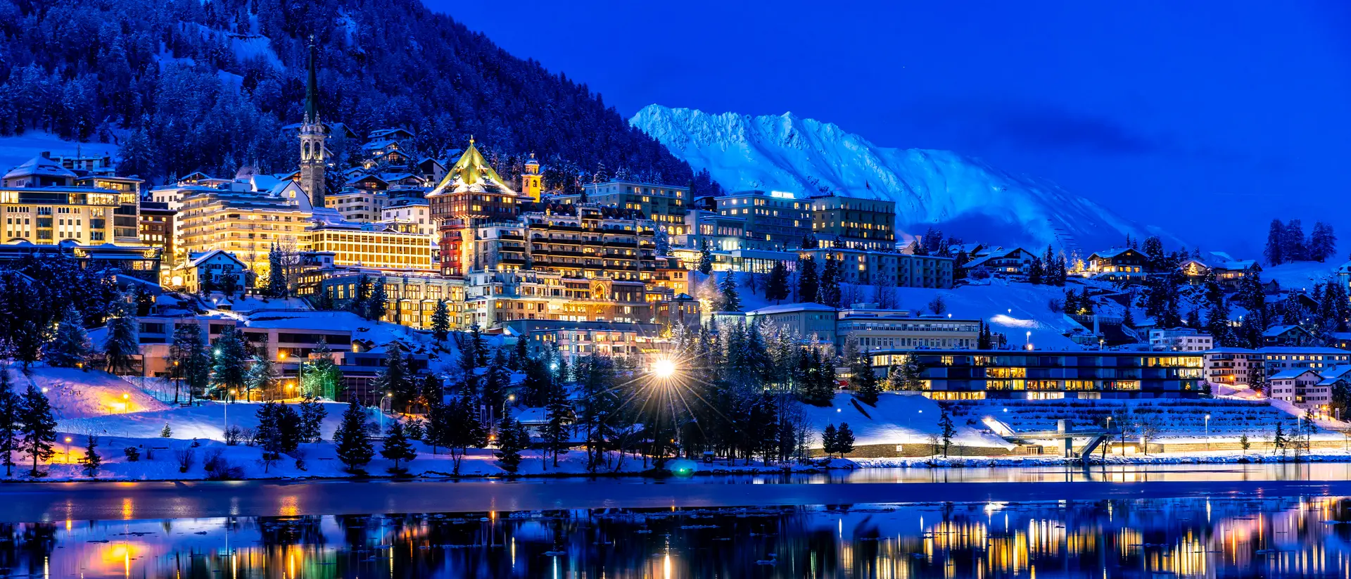 The resort town of St. Moritz has hosted the Winter Olympics twice