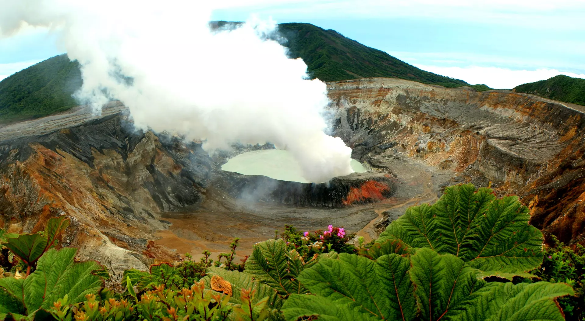 Active Poás Volcano in the Cloud Forest North of San Jose