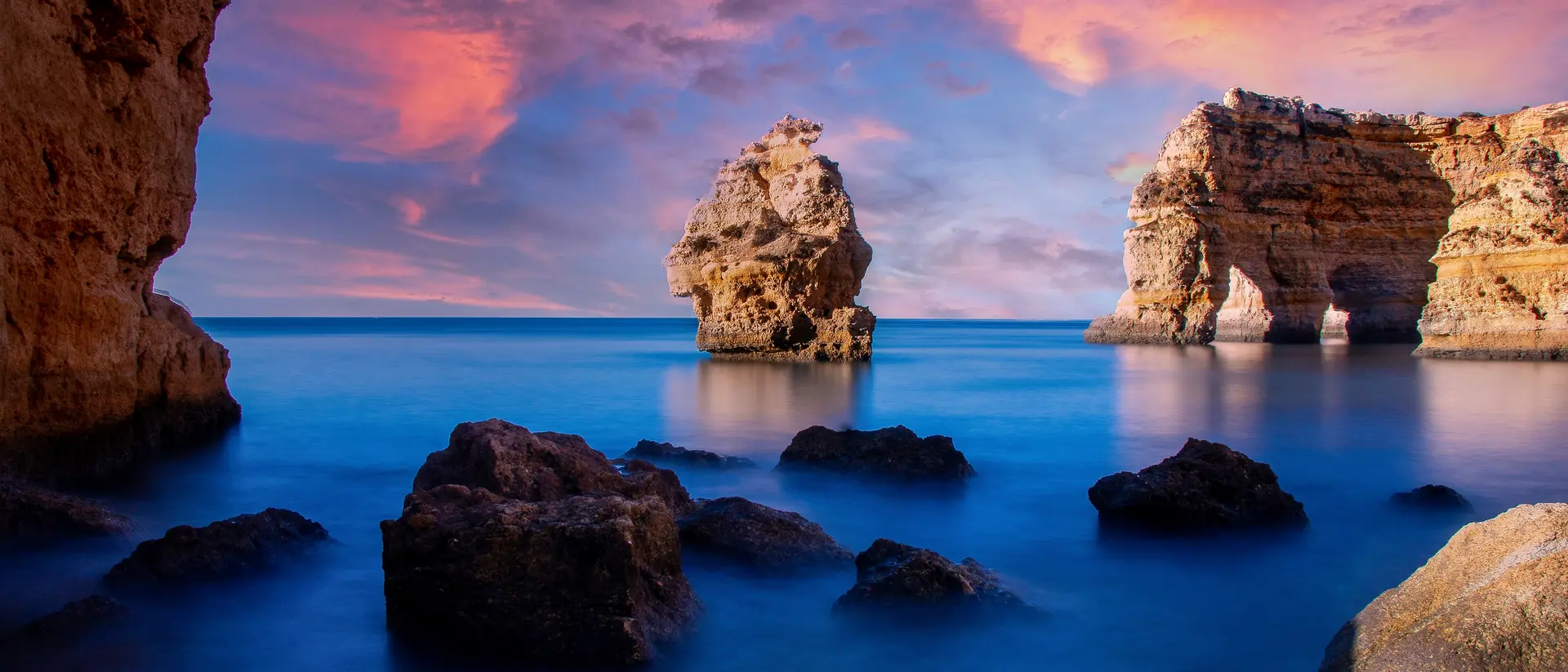 Marinha beach in Algarve