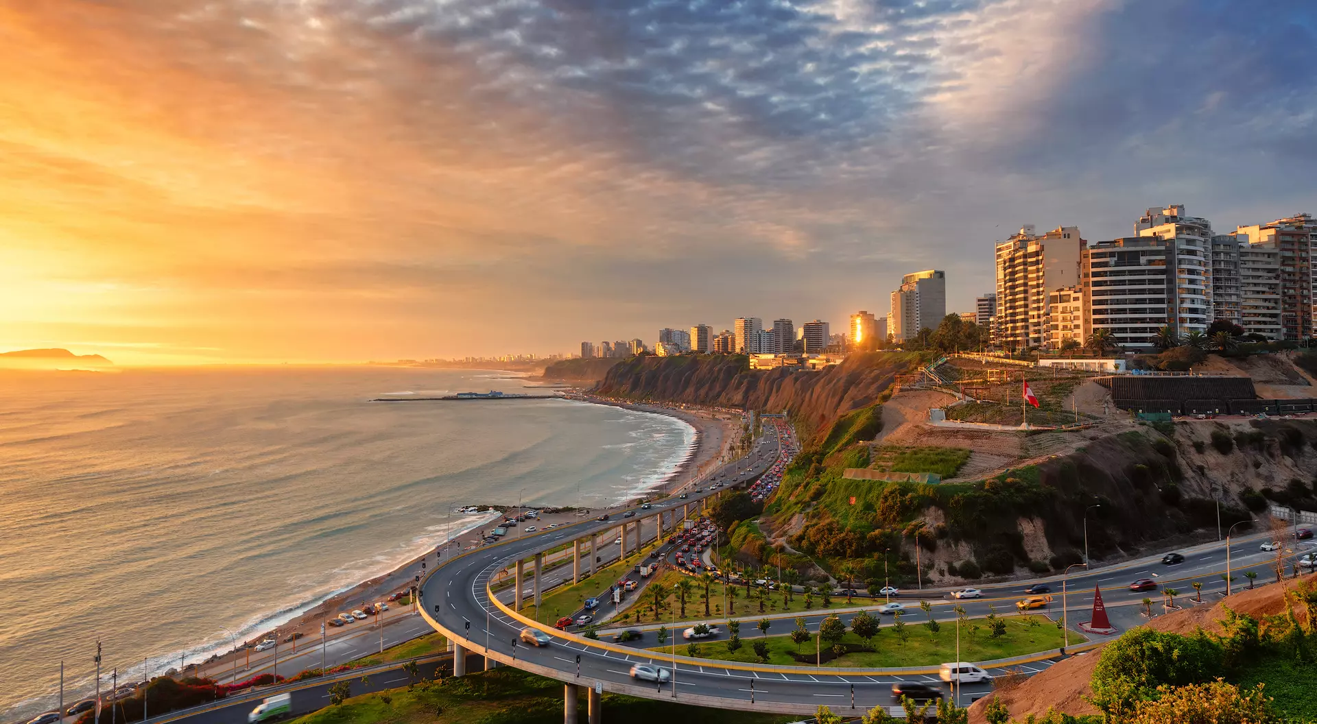 Enjoy the coastal sights in Lima