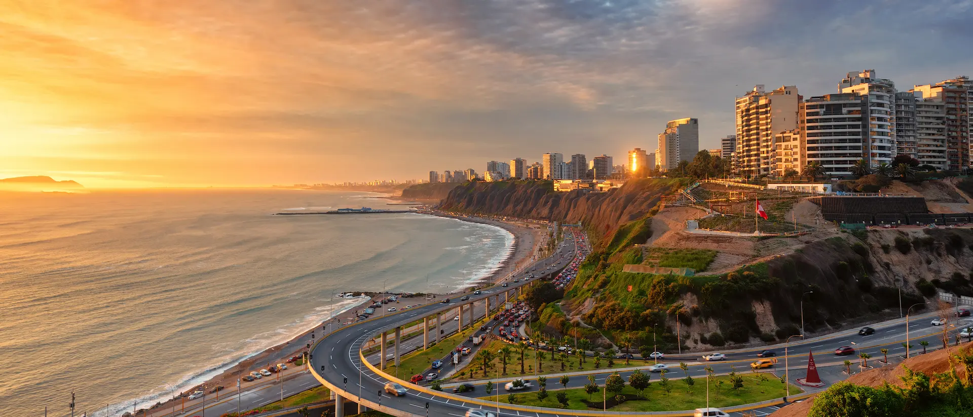 Enjoy the coastal sights in Lima