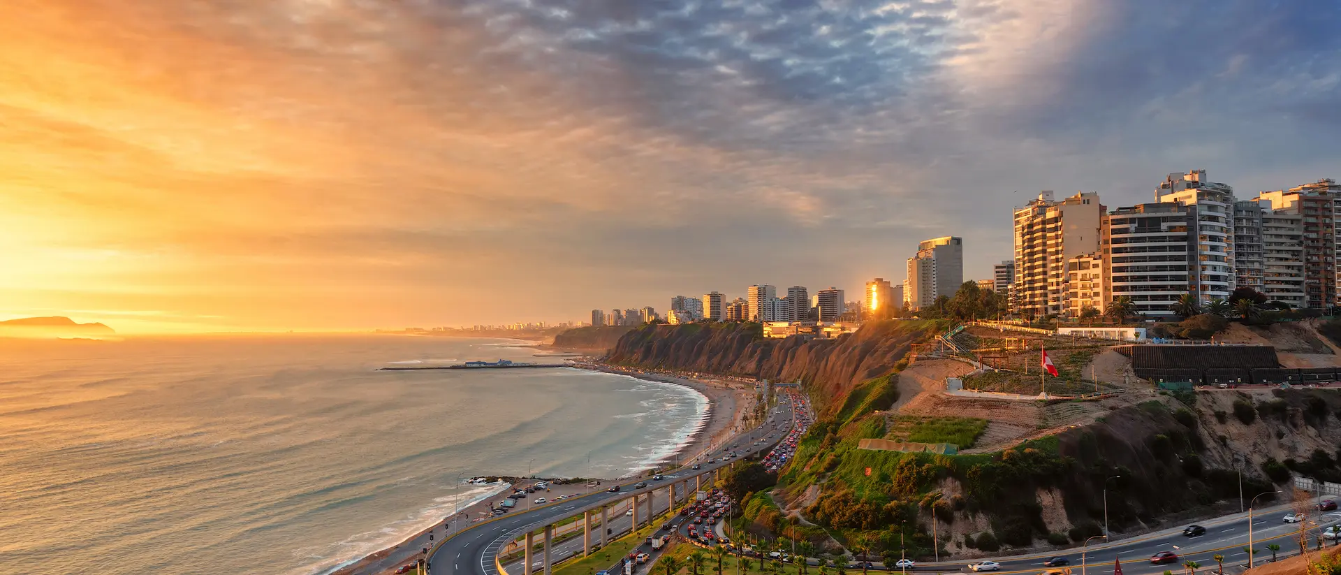Enjoy the coastal sights in Lima