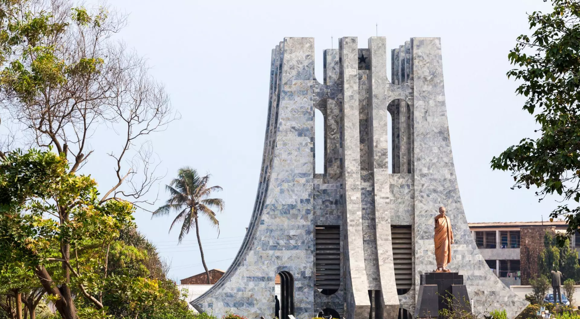 Kwame Nkrumah Memorial Park, honoring Ghana's first President, Dr. Kwame Nkrumah