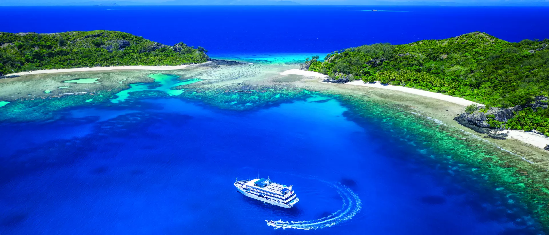 Cruise the blue waters