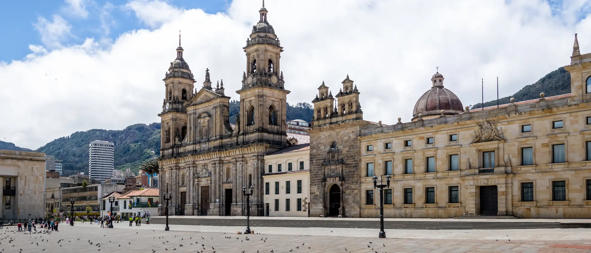 Bolivar Square and Cathedral, Bogota