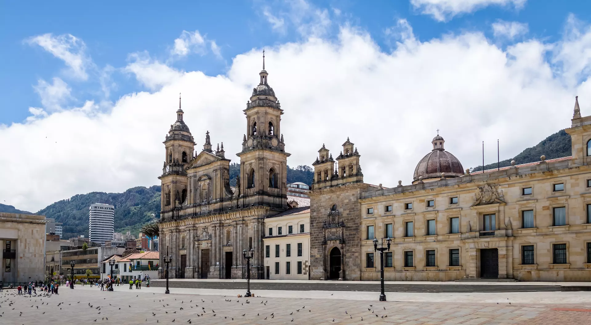 Bolivar Square and Cathedral, Bogota