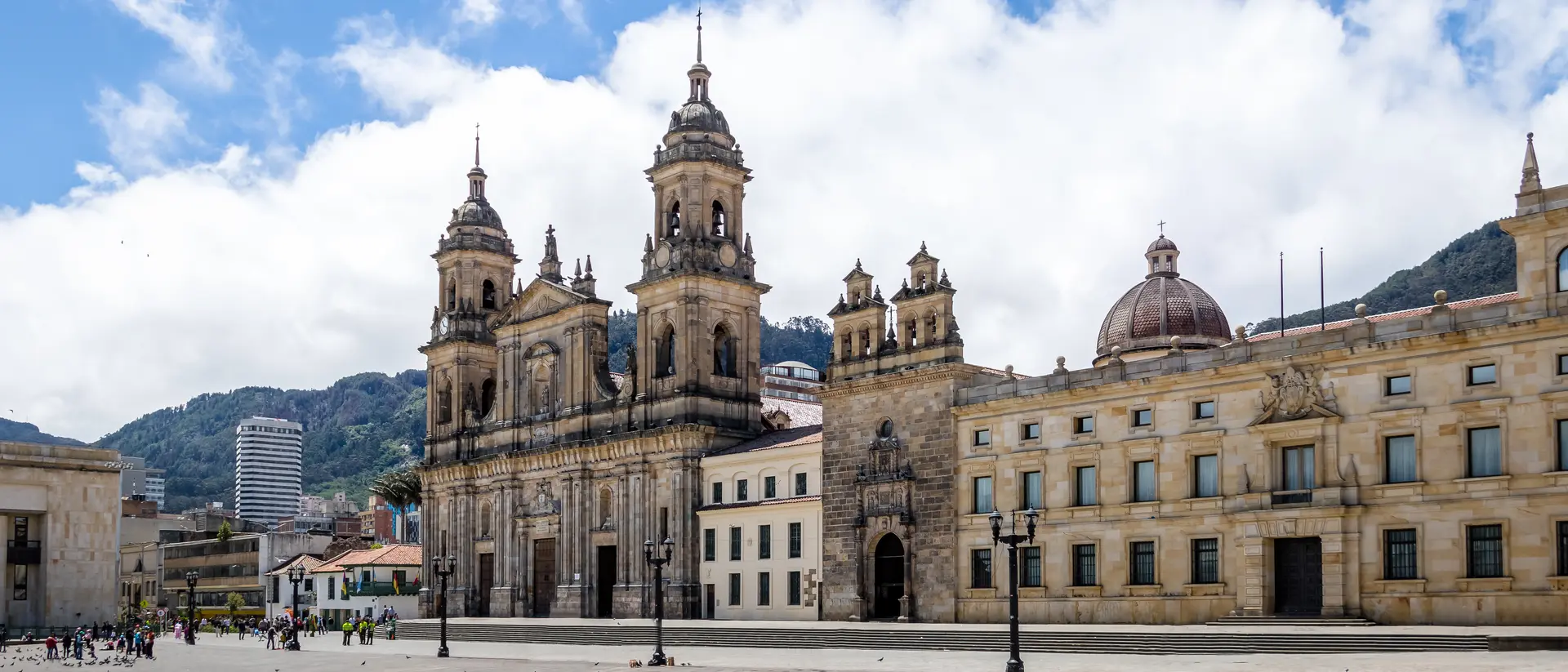 Bolivar Square and Cathedral, Bogota