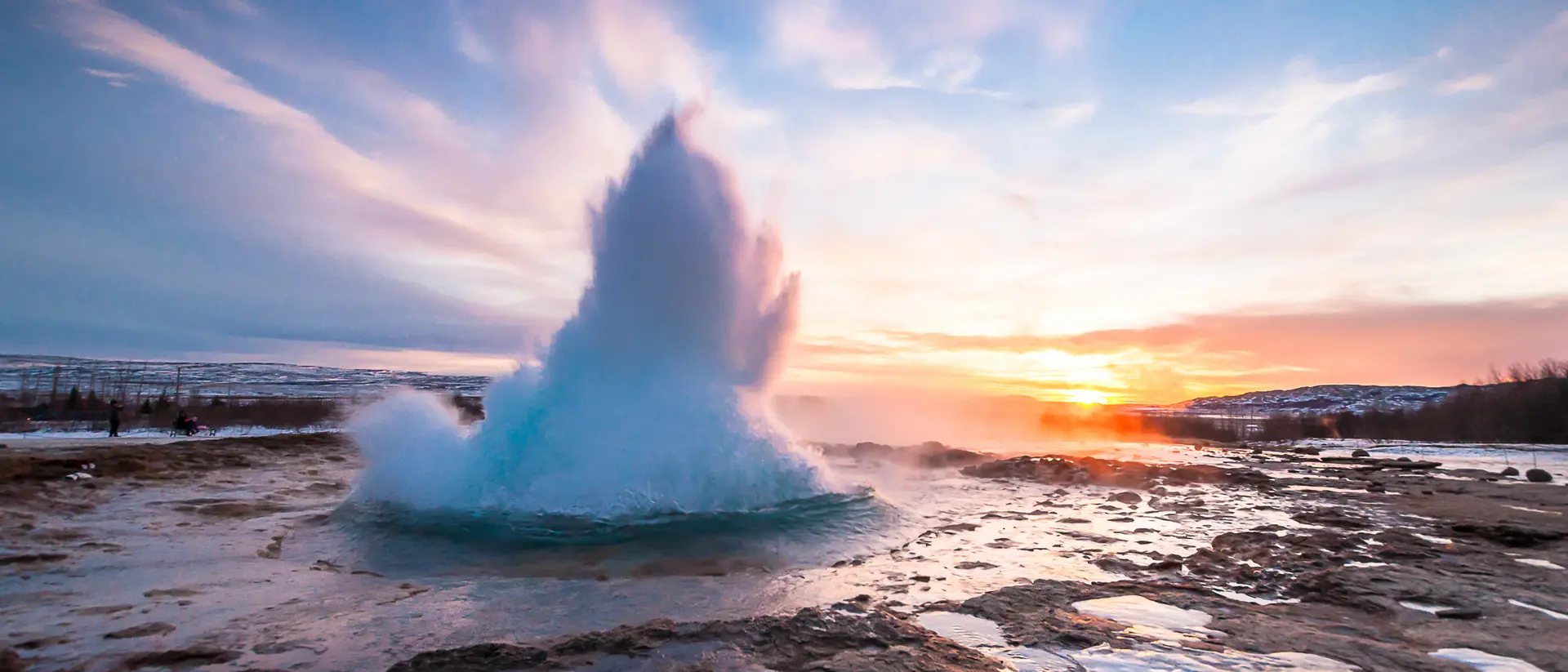 Geyser eruption