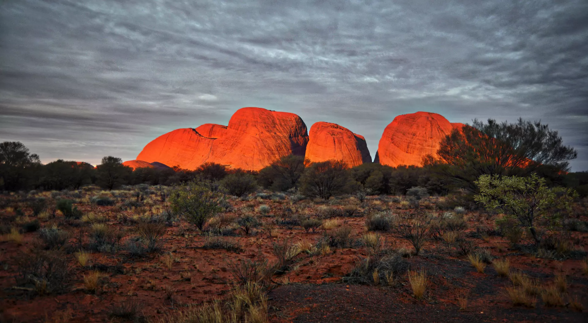 Marvel at the ancient allure of Kata Tjuta's sacred domes