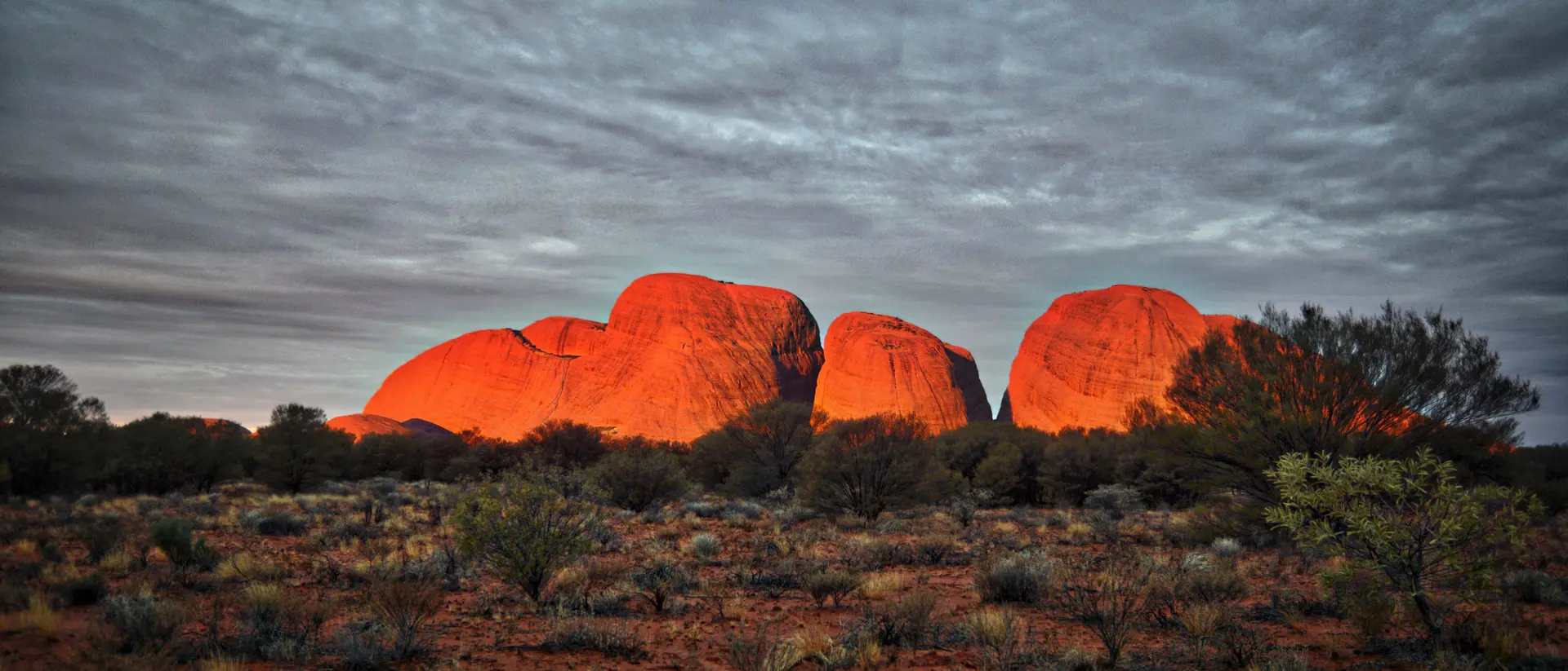Marvel at the ancient allure of Kata Tjuta's sacred domes