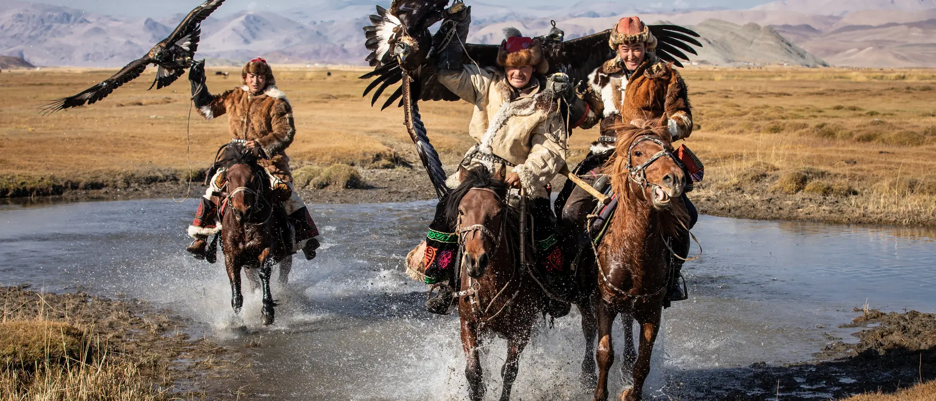 Kazakh eagle hunters