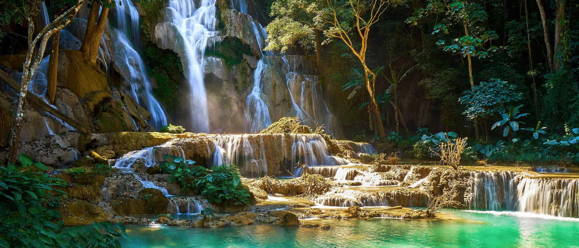 Kuang Si Waterfall in Laos