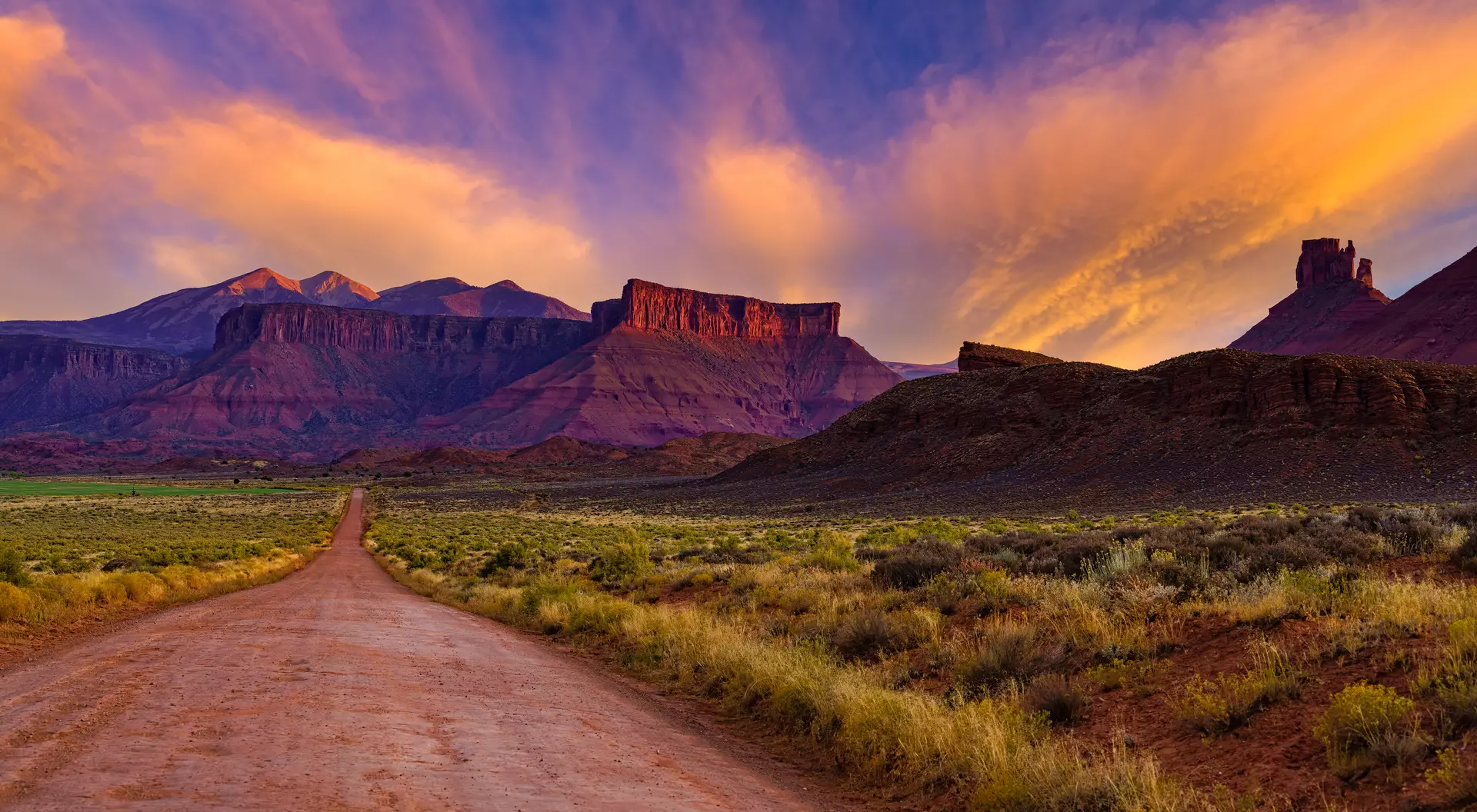 La Sal Mountains & Red Rock Canyons, Moab, Utah