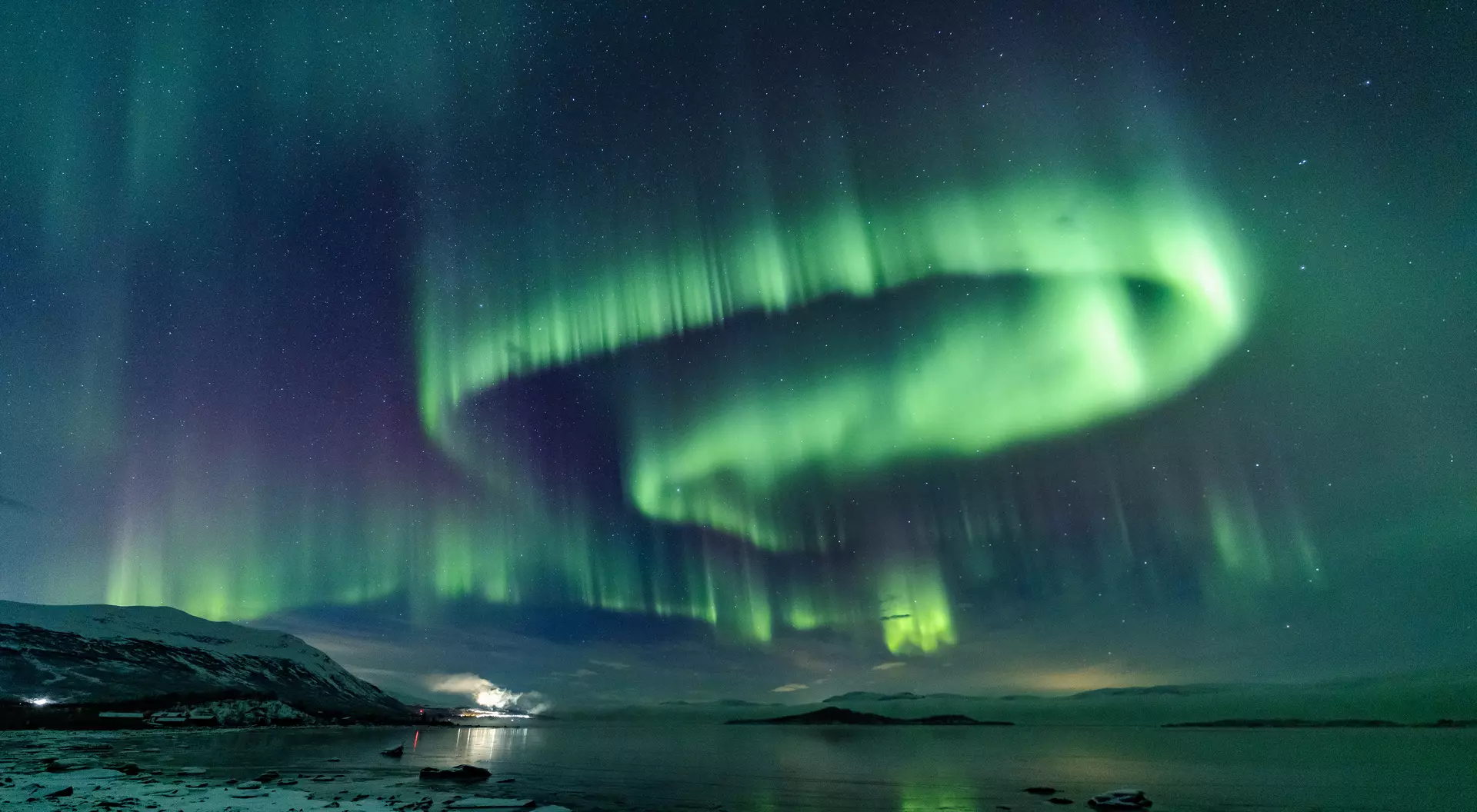 Northern Lights over Kiruna Sweden