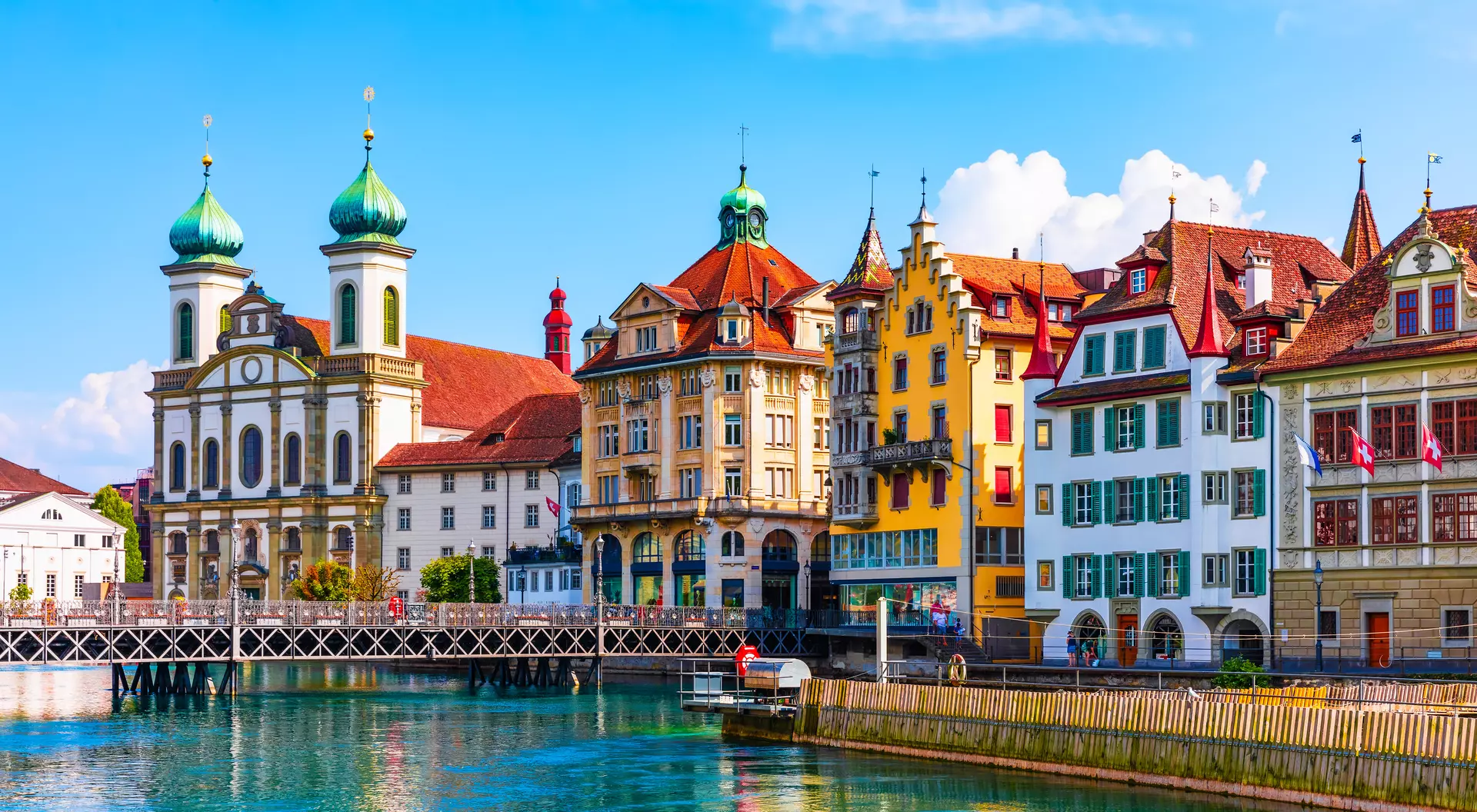 Old Town architecture of Lucerne, Switzerland