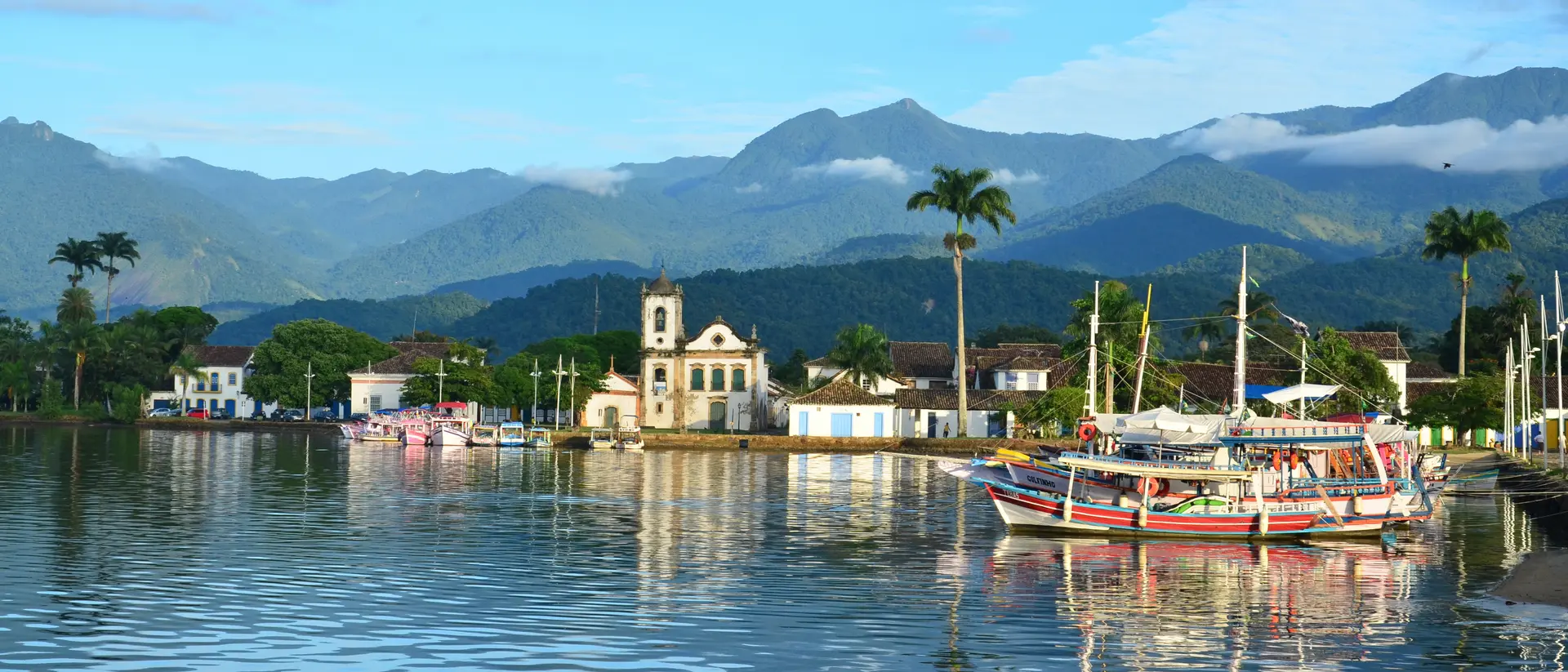 Paraty a blend of colonial architecture & lush tropical surroundings