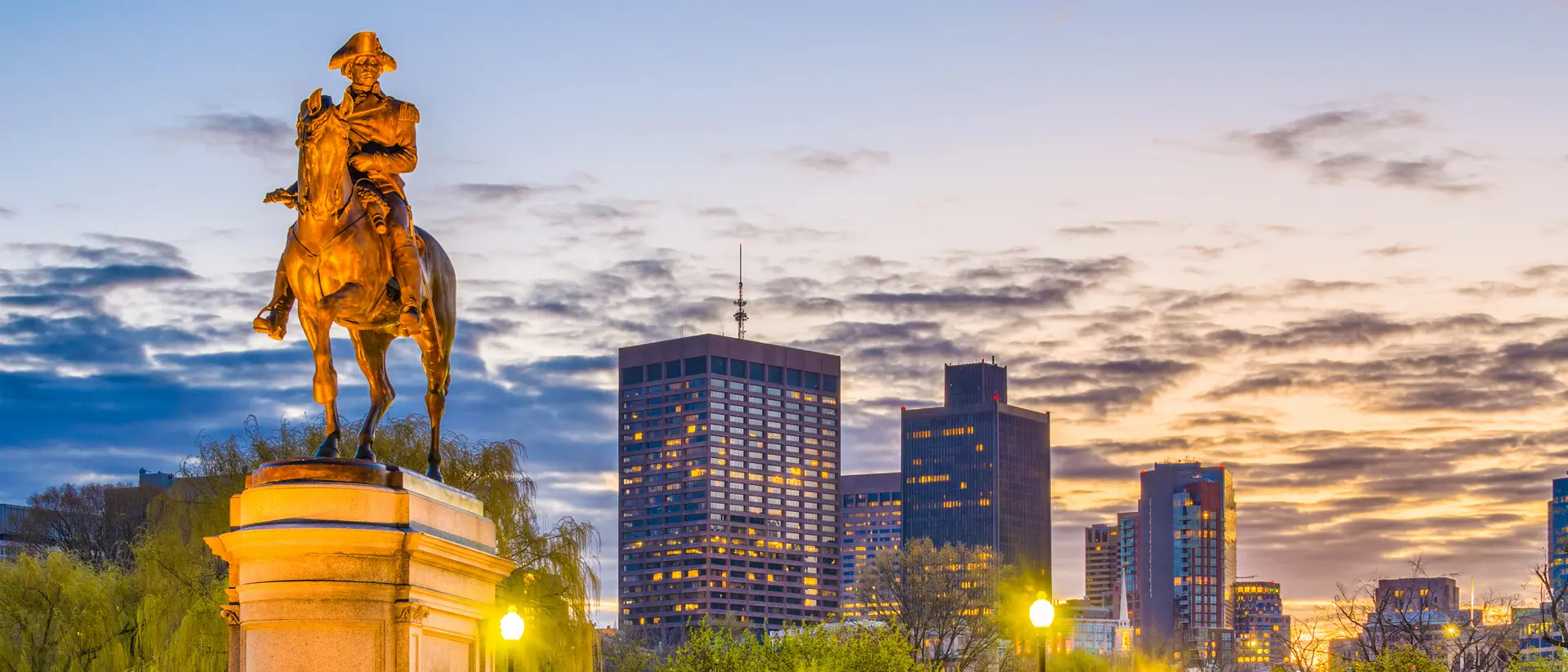 Public Garden in Boston