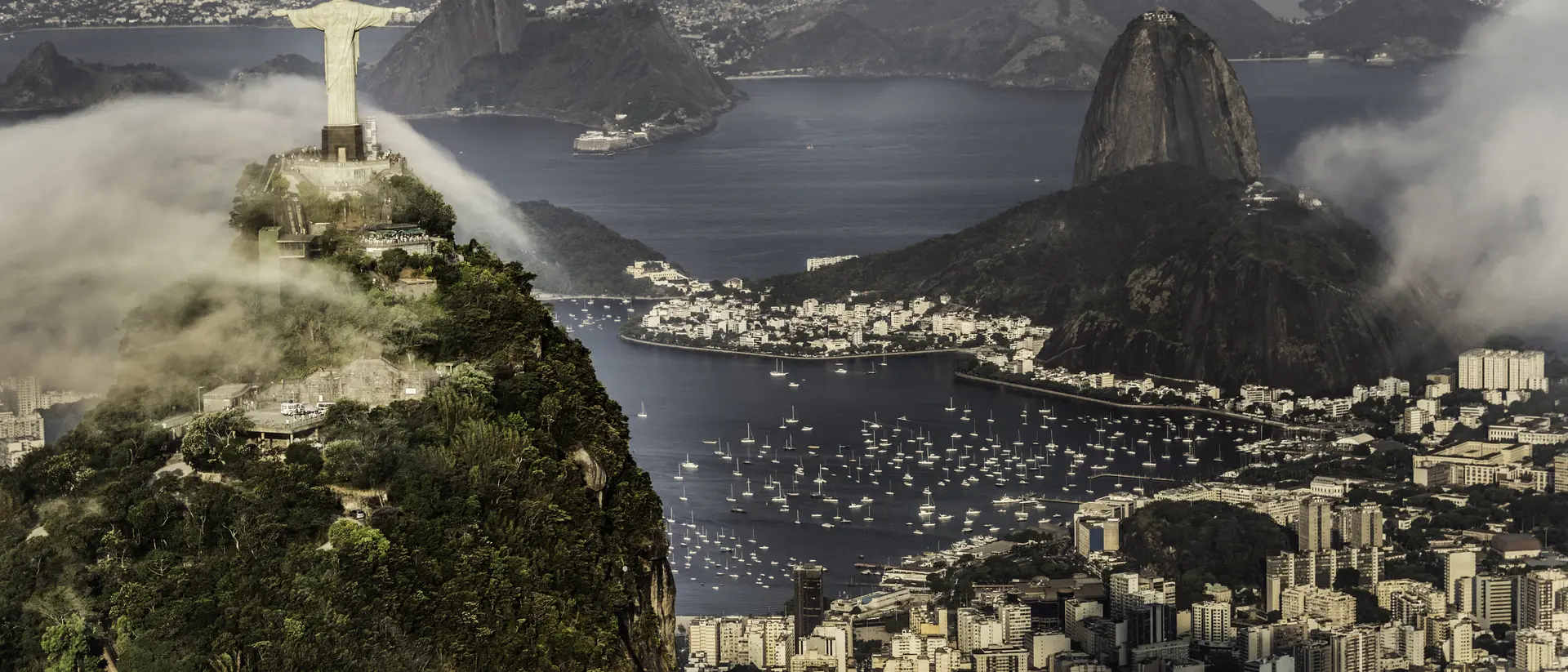 Rio de Janeiro with Christ & Sugarloaf Mountain