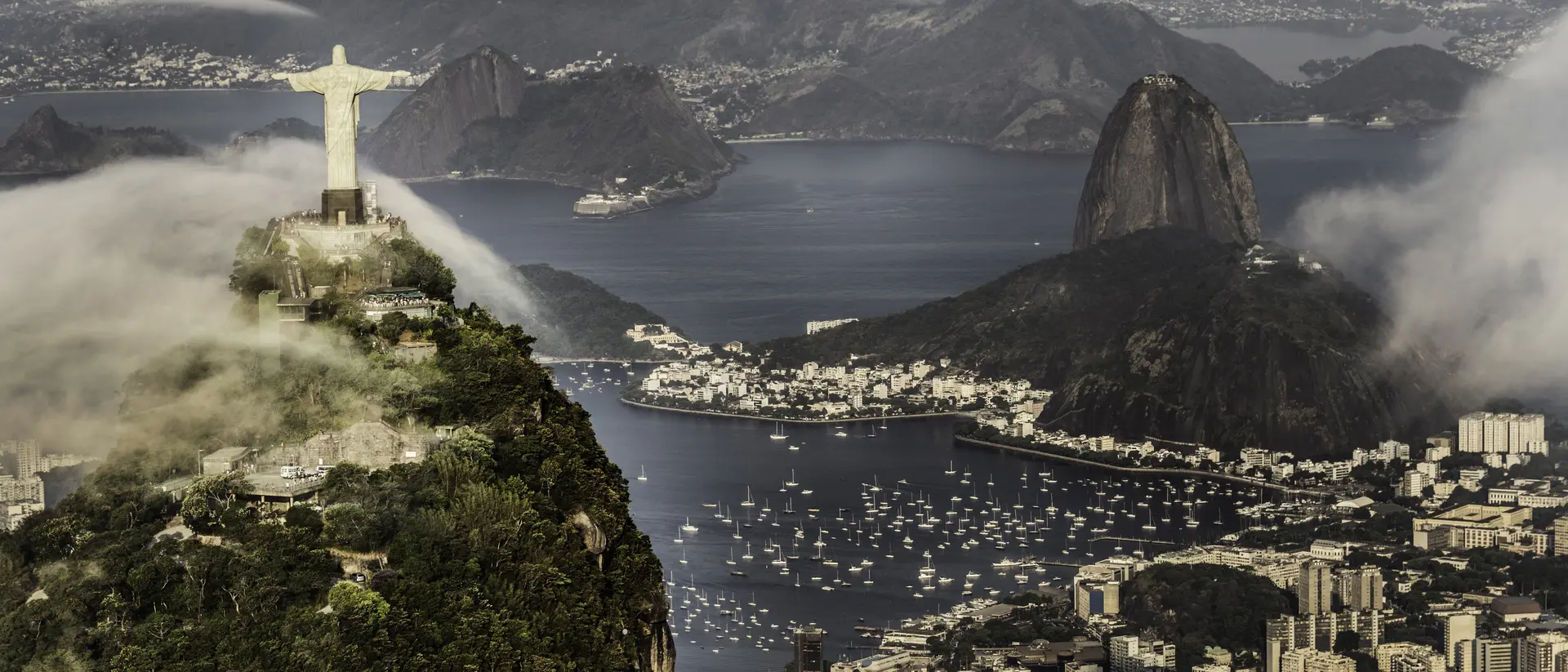 Rio de Janeiro with Christ & Sugarloaf Mountain