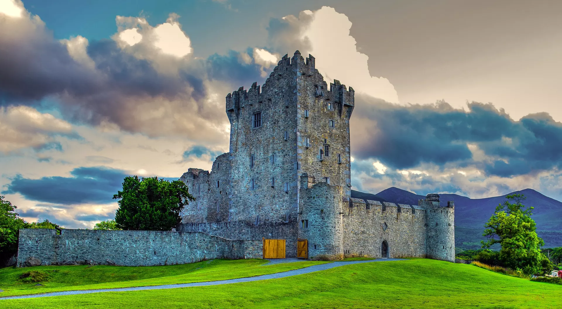 Ross Castle in the Killarney National Park