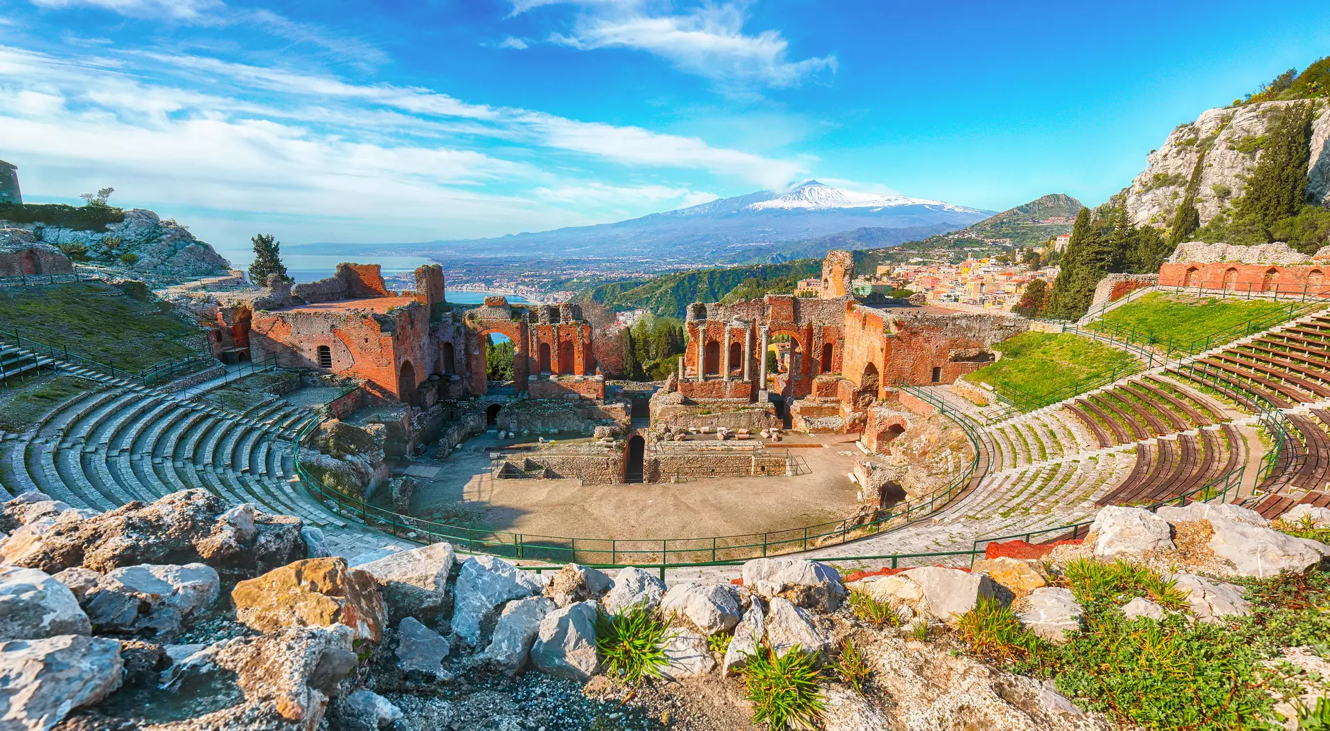 Greek ruins in Taormina