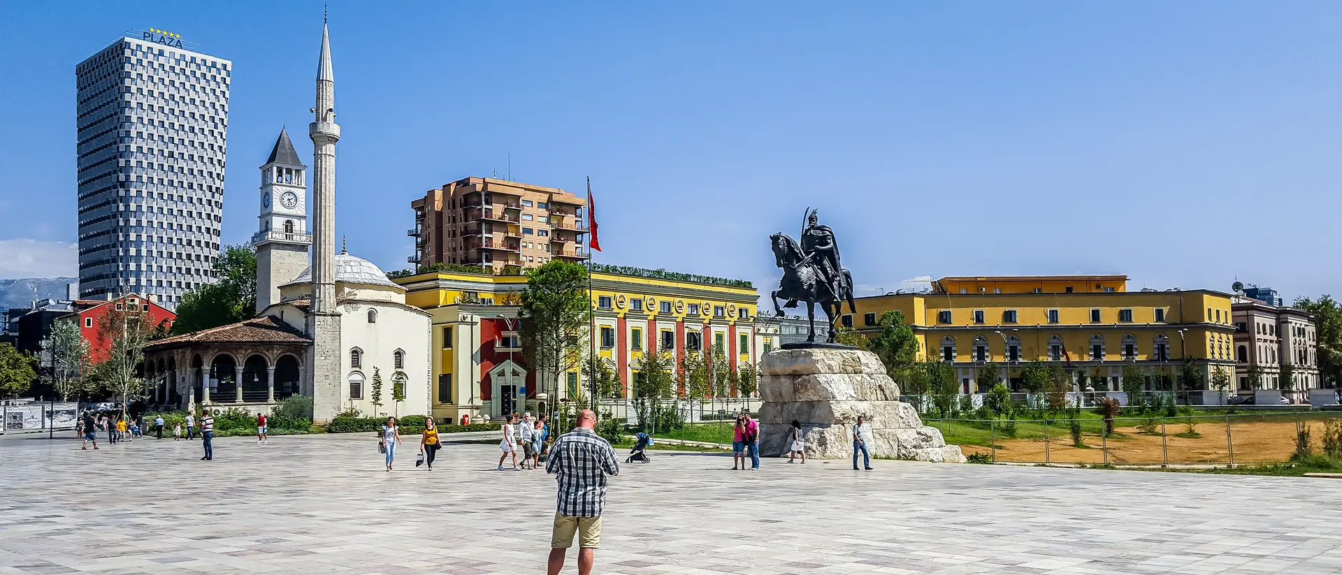 Skanderberg Square. Tirana, Albania