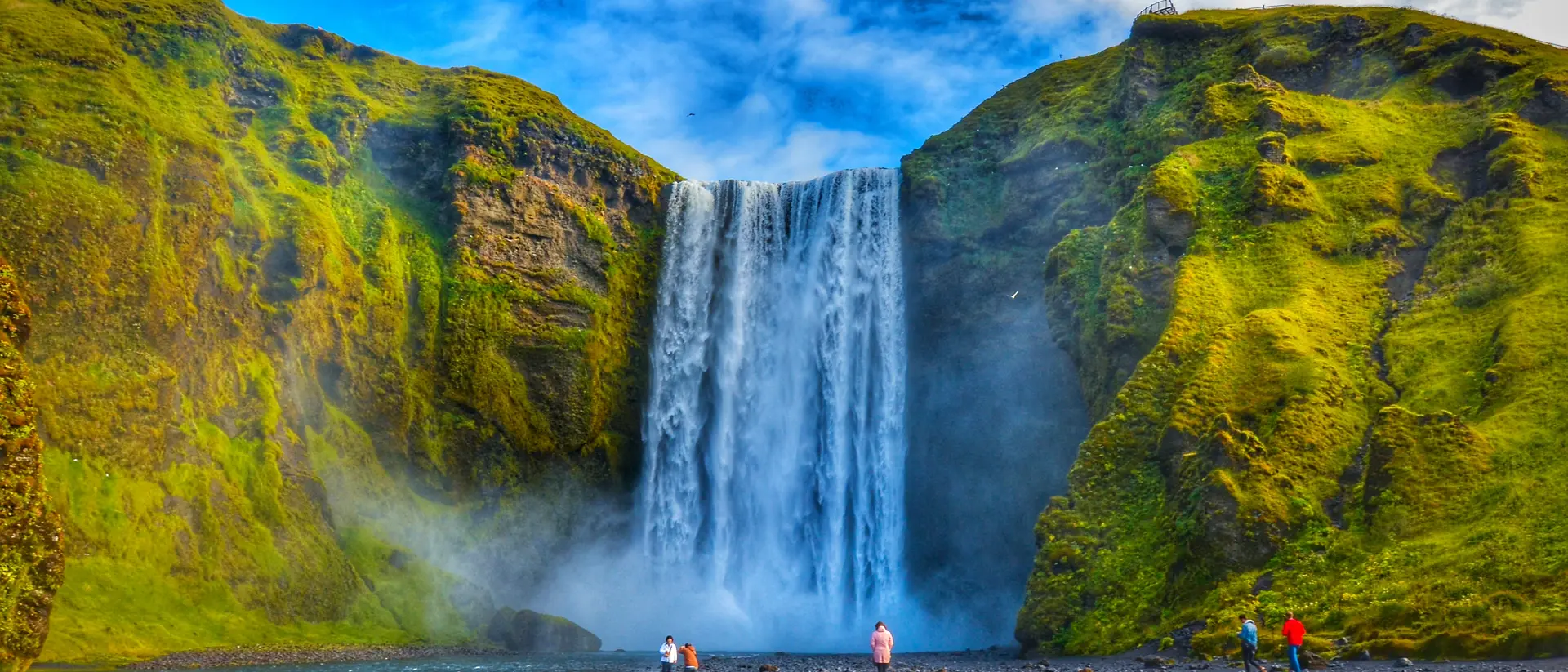 Skógafoss is one of Iceland's biggest and most beautiful waterfalls
