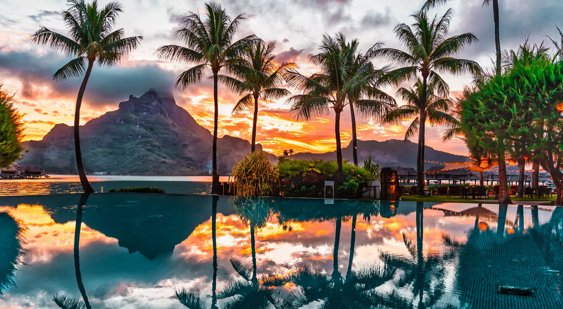 Sunrise Over Bora Bora