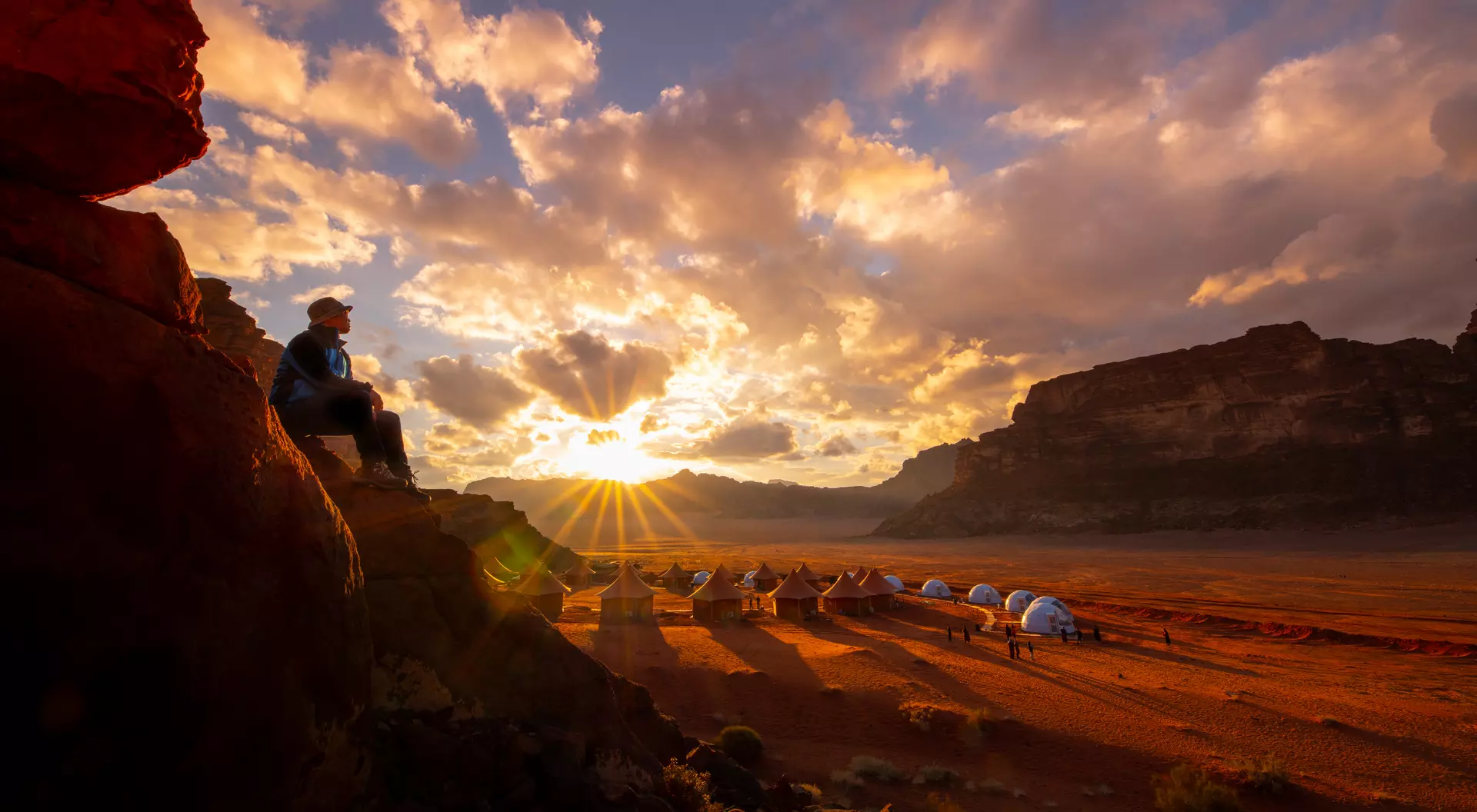 Sunset over Wadi Rum, Jordan